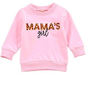 Toddler girls mama sweatshirt size 4t never worn